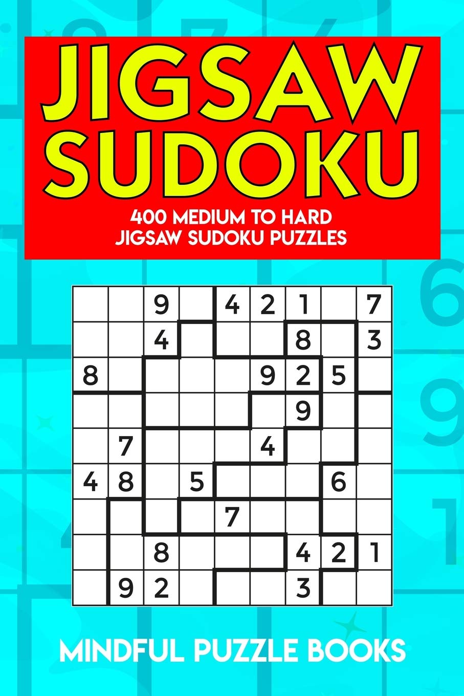 Jigsaw Sudoku: 400 Medium to Hard Jigsaw Sudoku Puzzles (Irregularly Shaped Sudoku),Used