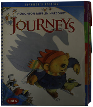 Houghton Mifflin Harcourt Journeys Reading Adventure: Teacher's Edition Unit 5 Grade K 2012,Used