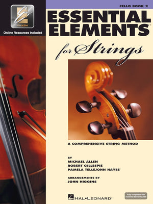 Essential Elements for Strings  Cello Book 2 w/EEi  Comprehensive Method for Beginner and Intermediate Players  Includes Online,New
