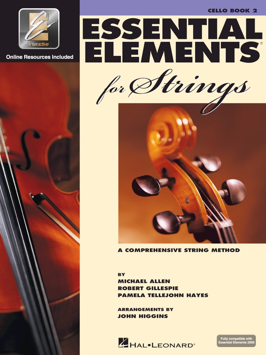 Essential Elements for Strings  Cello Book 2 w/EEi  Comprehensive Method for Beginner and Intermediate Players  Includes Online,New