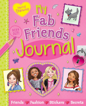 Pretty Fabulous Fab Friends Journal,Used