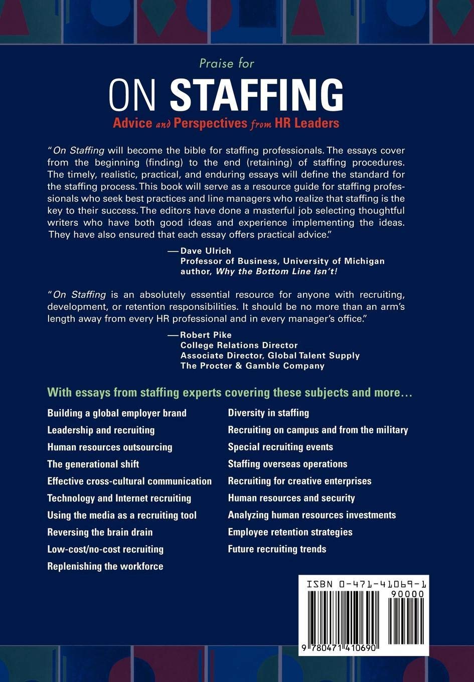On Staffing: Advice and Perspectives from HR Leaders,Used