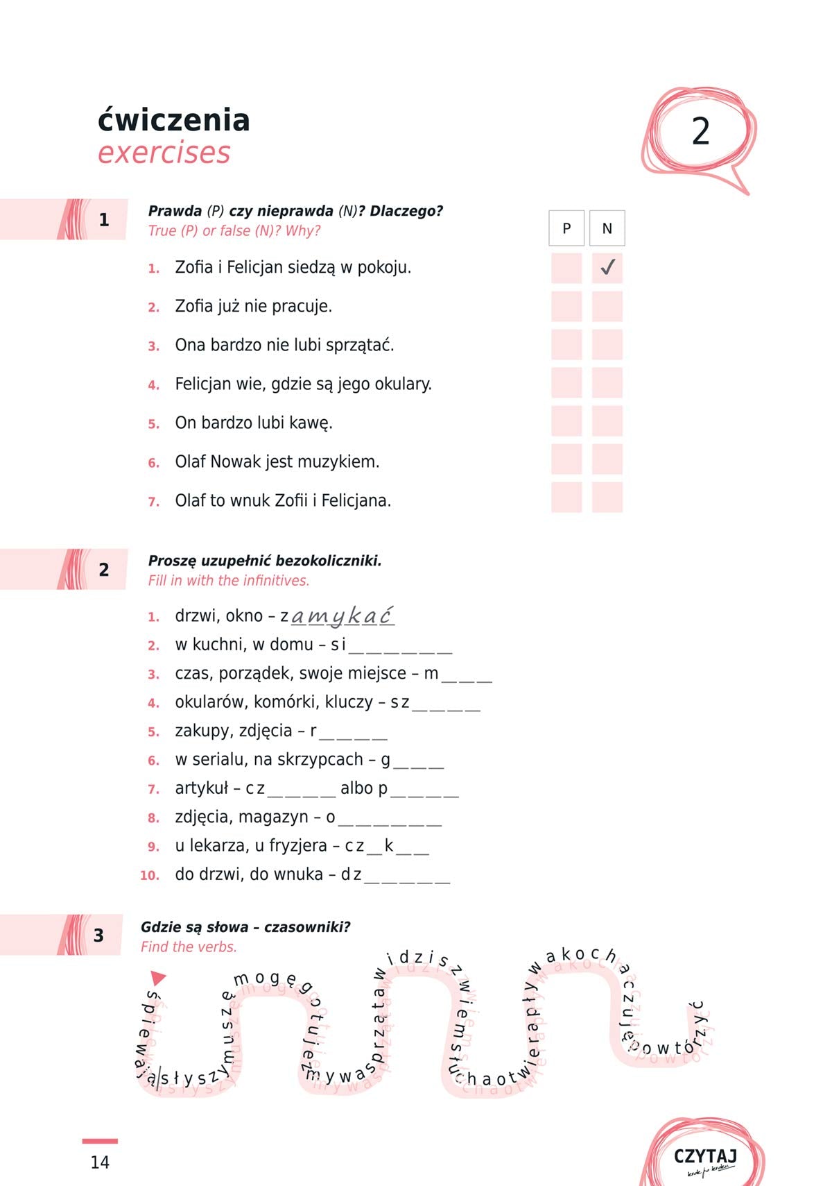 CZYTAJ krok po kroku 2,Used