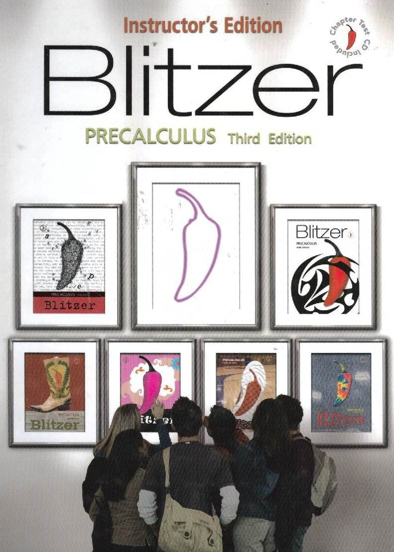 Blitzer Precalculus  Instructor's Edition,Used