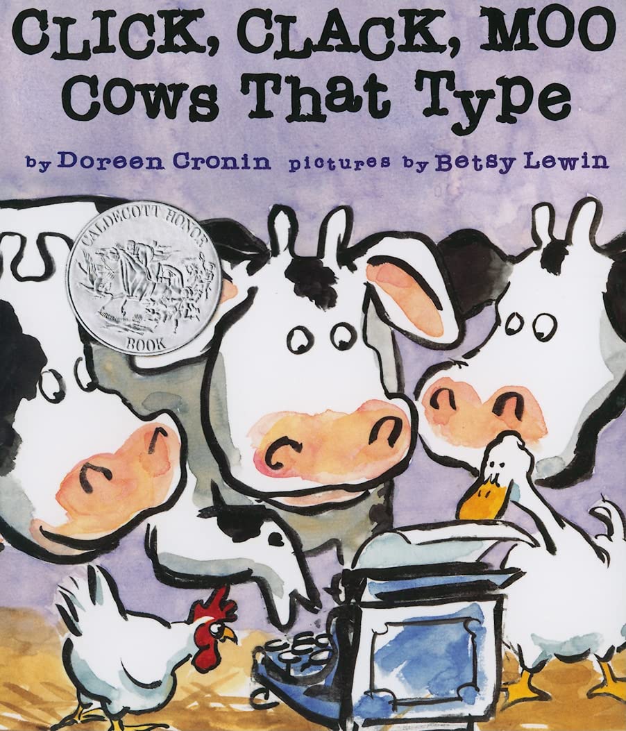 Click, Clack, Moo: Cows That Type (A Click Clack Book),Used
