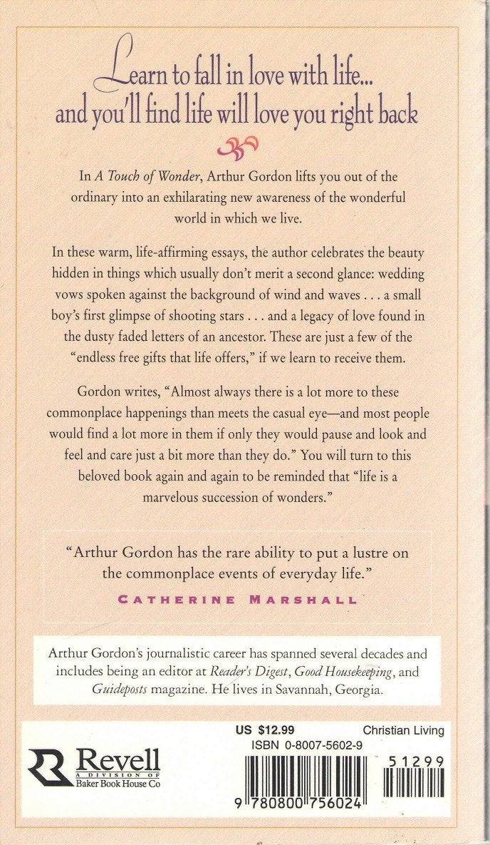 A Touch Of Wonder: Staying In Love With Life,New