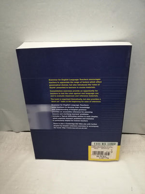 Grammar for English Language Teachers: With Exercises and a Key,New