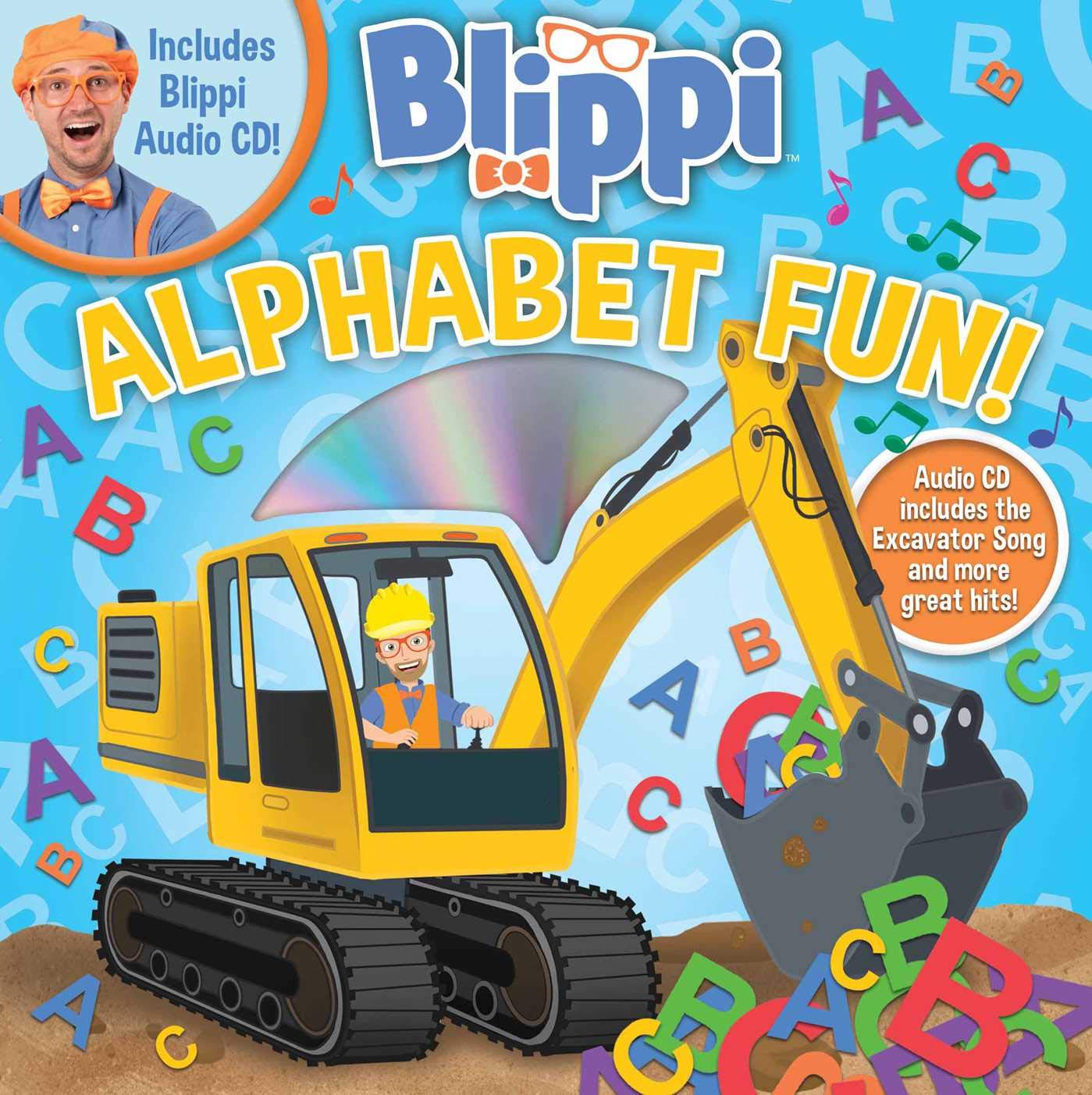 Blippi: Alphabet Fun! (8x8 with CD),New