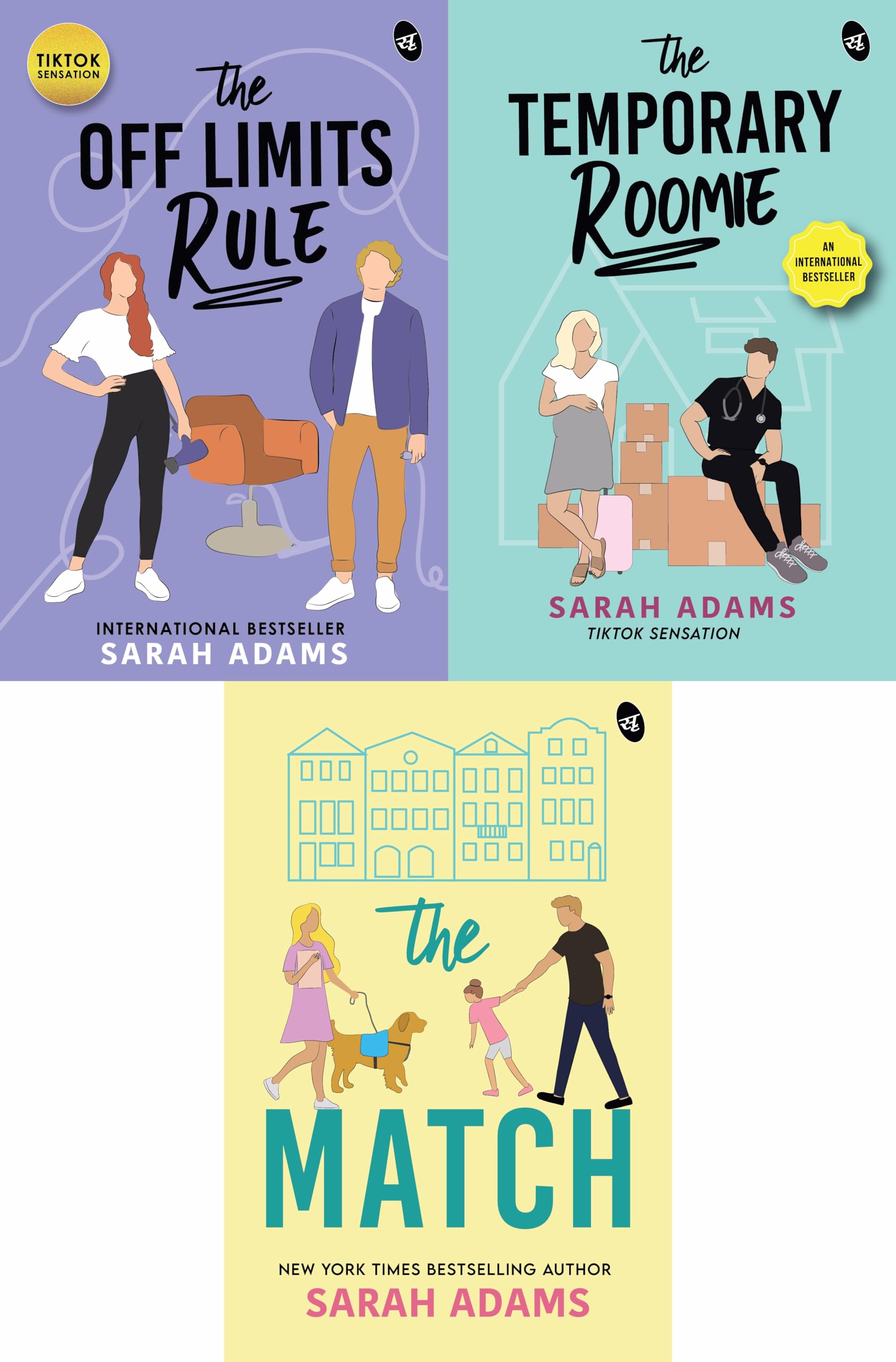 The Off Limits Rule I The Temporary Roomie I The Match - Best Sarah Adams Collection