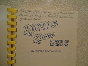 Ralph and Kacoo: A Taste of Louisiana,Used