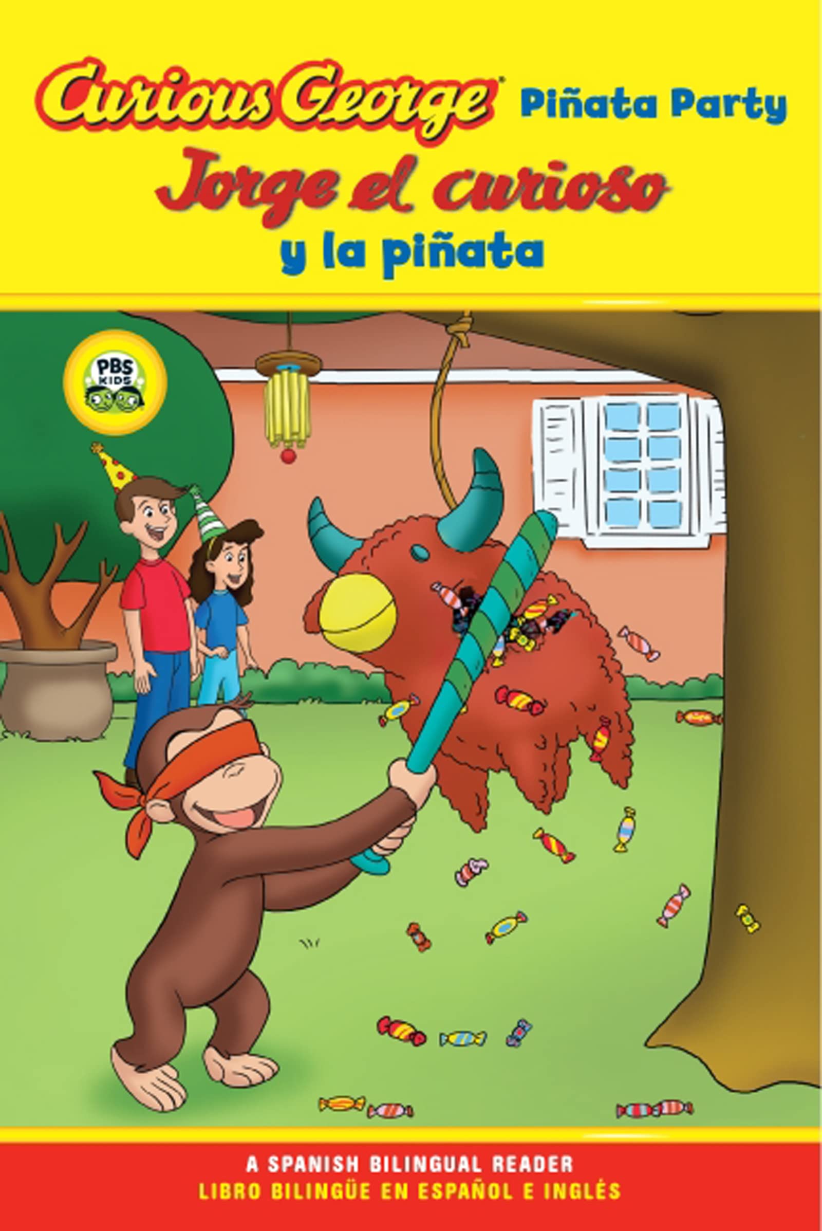Jorge El Curioso Y La Pinata / Curious George Pinata Party Spanish/English Bilingual Edition (Cgtv Reader) (Spanish And English ,Used