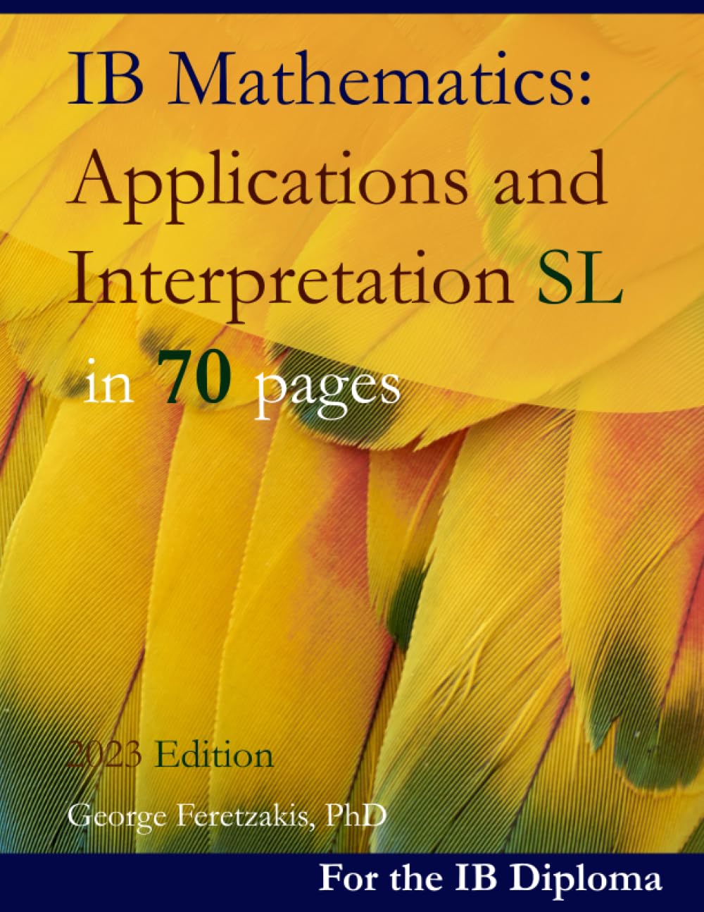 IB Mathematics: Applications and Interpretation SL in 70 pages: 2023 Edition,Used