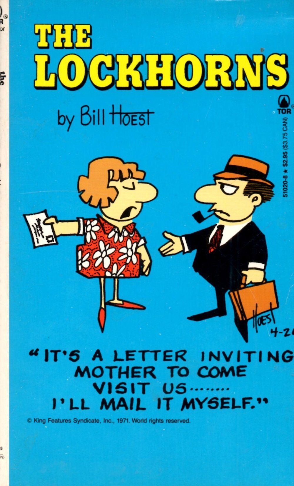 The Lockhorns: It'S A Letter Inviting Mother To Come Visit With Us I'Ll Mail It Mys,Used
