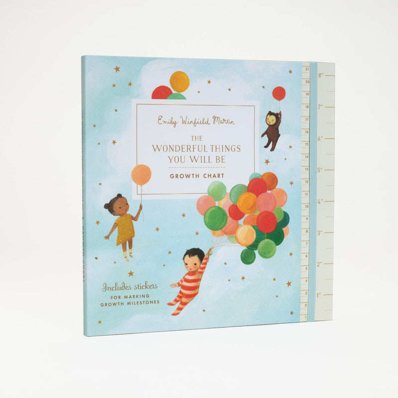 The Wonderful Things You Will Be Growth Chart: Includes Stickers for Marking Growth Milestones,New