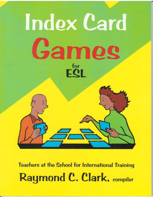 Index Card Games for ESL,Used