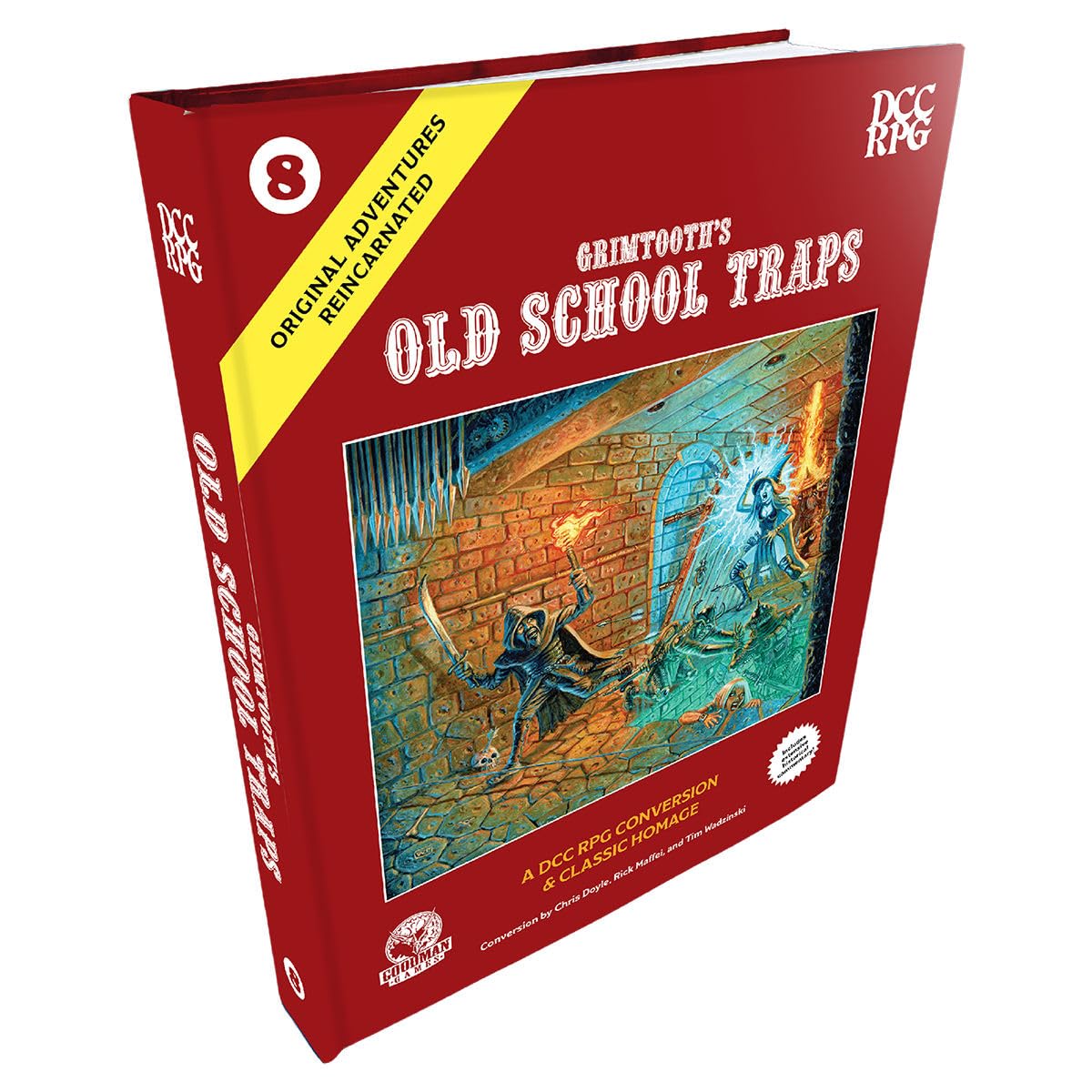 DCC RPG: Original Adventures Reincarnated #8 Grimtooths Old School Traps (Dcc Rpg Original Adv Reincarnated),New