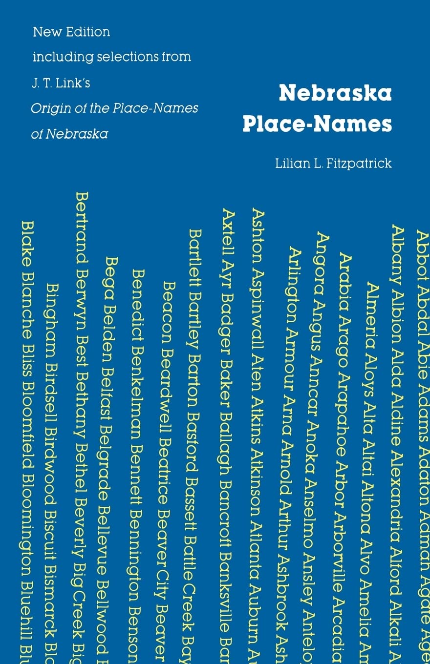 Nebraska Placenames,Used