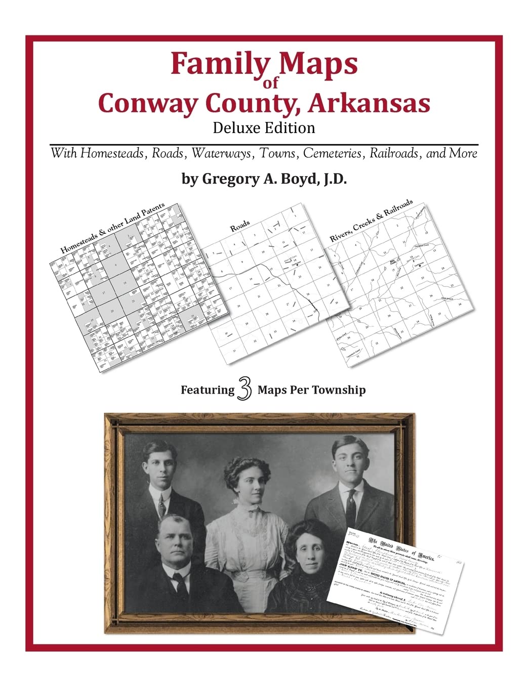 Family Maps of Conway County, Arkansas,Used