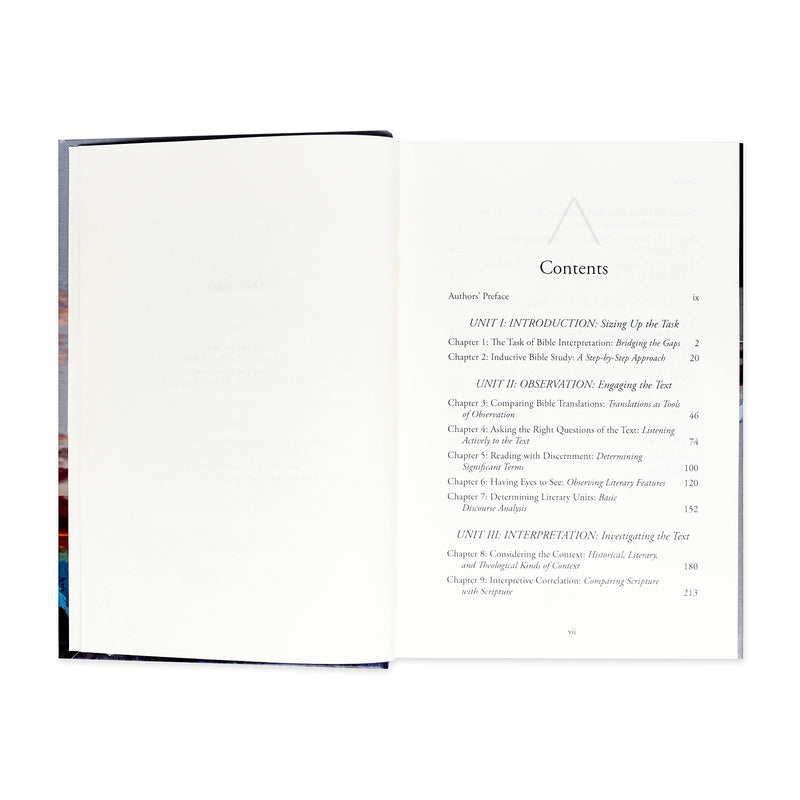 Inductive Bible Study: Observation, Interpretation, and Application through the Lenses of History, Literature, and Theology,Used