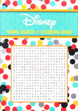 Disney Word Search and Coloring Book (Coloring Book & Word Search),New