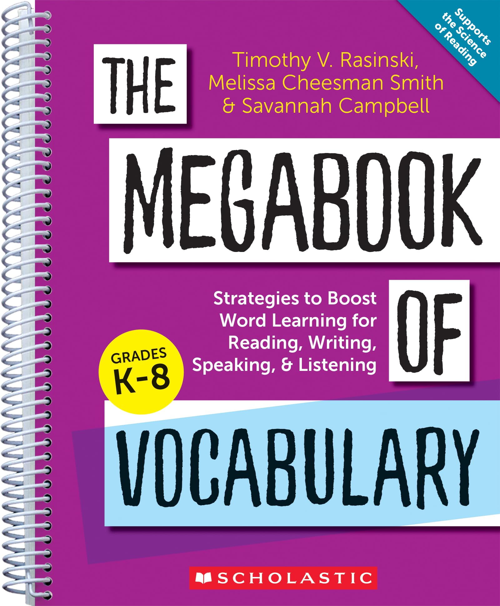 The Megabook Of Vocabulary: Strategies To Boost Word Learning For Reading, Writing, Speaking, And Listening