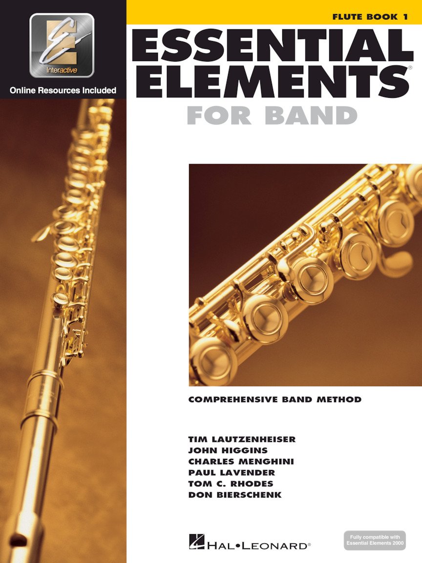Essential Elements For Band Flute Book 1 With Eei  Beginner Flute Sheet Music And Online Resources  Hal Leonard Instructional So,New