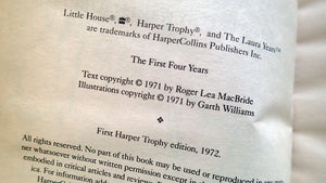 The First Four Years (Little House, 9)-used