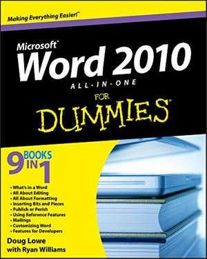 Word 2010 AllinOne For Dummies,Used