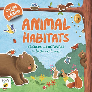 Animal Habitats: A Sticker and Activity Book for Curious Little Explorers,New