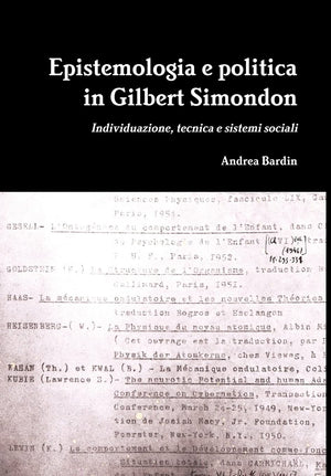 Epistemologia E Politica In Gilbert Simondon (Hardcover) (Italian Edition),Used