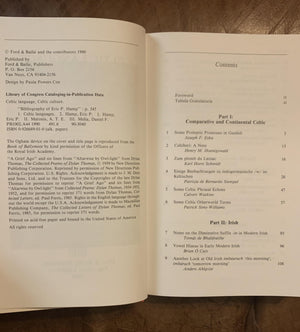 Celtic Language, Celtic Culture: A Festschrift for Eric P Hamp,Used