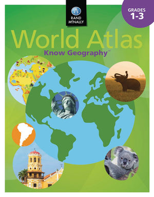 Know Geography World Atlas Grades 13 (Rand Mcnally Know Geography),Used