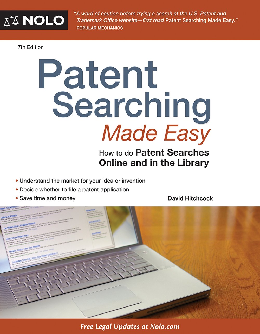Patent Searching Made Easy: How to do Patent Searches Online and in the Library,Used