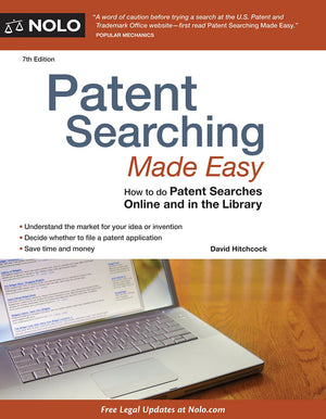 Patent Searching Made Easy: How to do Patent Searches Online and in the Library,Used
