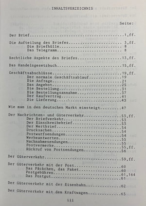 Deutsche Geschaftskorrespondenz: Introduction to the German Business World for Native Speakers of English Who Study German Busin,Used