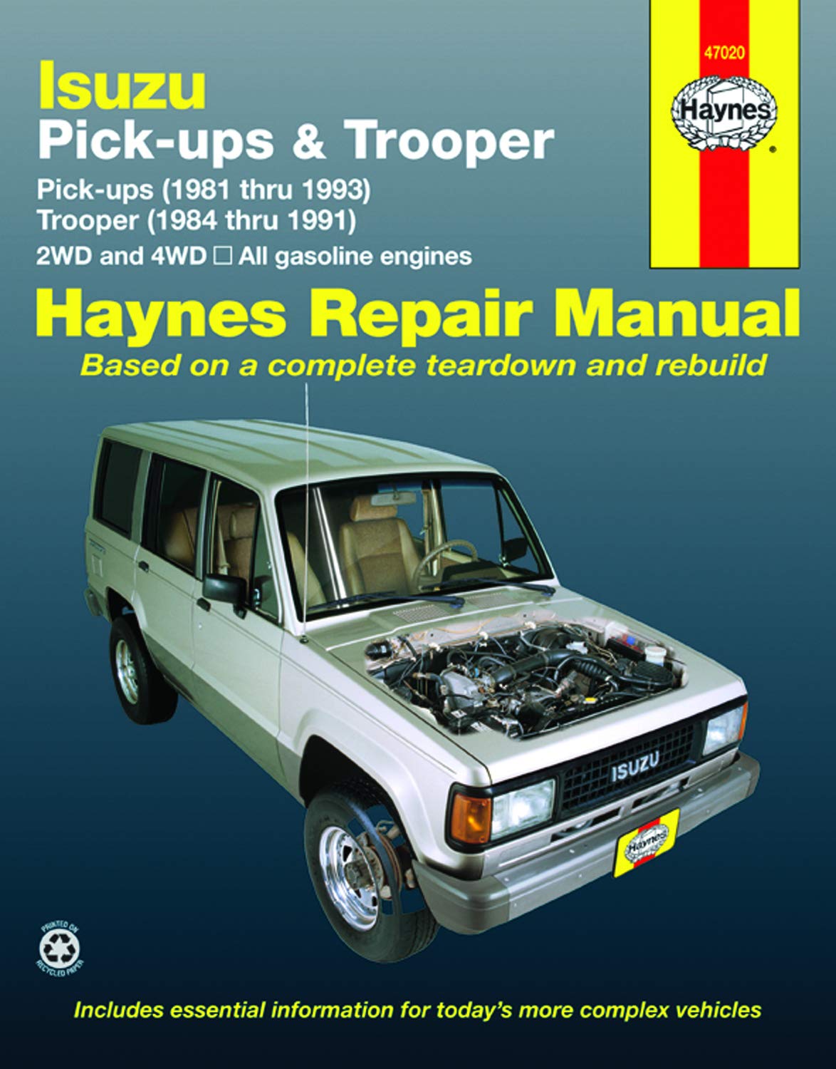 Isuzu Pickups (1981 thru 1993) & Trooper (1984 thru 1991) 2WD and 4WD, All Gasoline Engines (Haynes Repair Manuals),Used