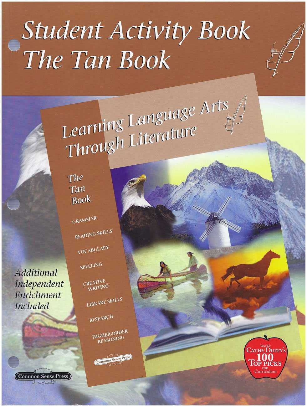Tan Student Activity Book: Learning Language Arts through Literature, Grade 6,Used