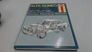 Haynes Alfa Romeo Sedan & Coupe Owners Workshop Manual: 19731980 (Haynes Owners Workshop Manuals),Used