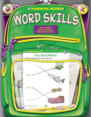 Word Skills, Grade K (Homework Helper),Used
