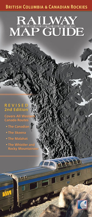 Railway Map Guide: British Columbia And Canadian Rockies,Used
