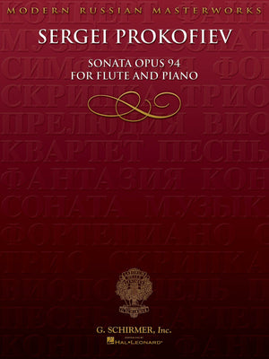 Sergei Prokofiev: Sonata Opus 94 For Flute And Piano (Moern Russian Masterworks) (Modern Russian Masterworks),Used