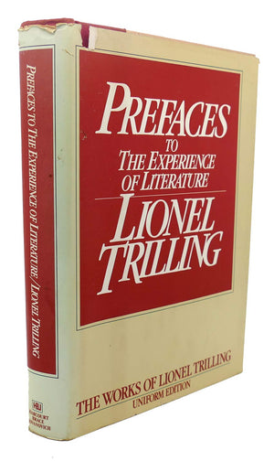 Prefaces To The Experience Of Literature (The Works Of Lionel Trilling)-used