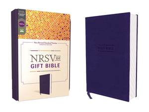 NRSVue, Gift Bible, Leathersoft, Blue, Comfort Print,Used