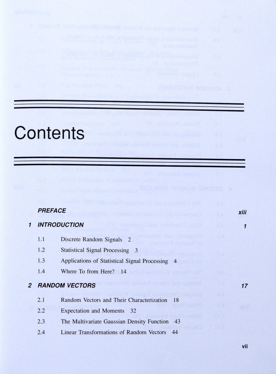 Discrete Random Signals And Statistical Signal Processing/Book And Disk (Prenticehall Signal Processing Series)