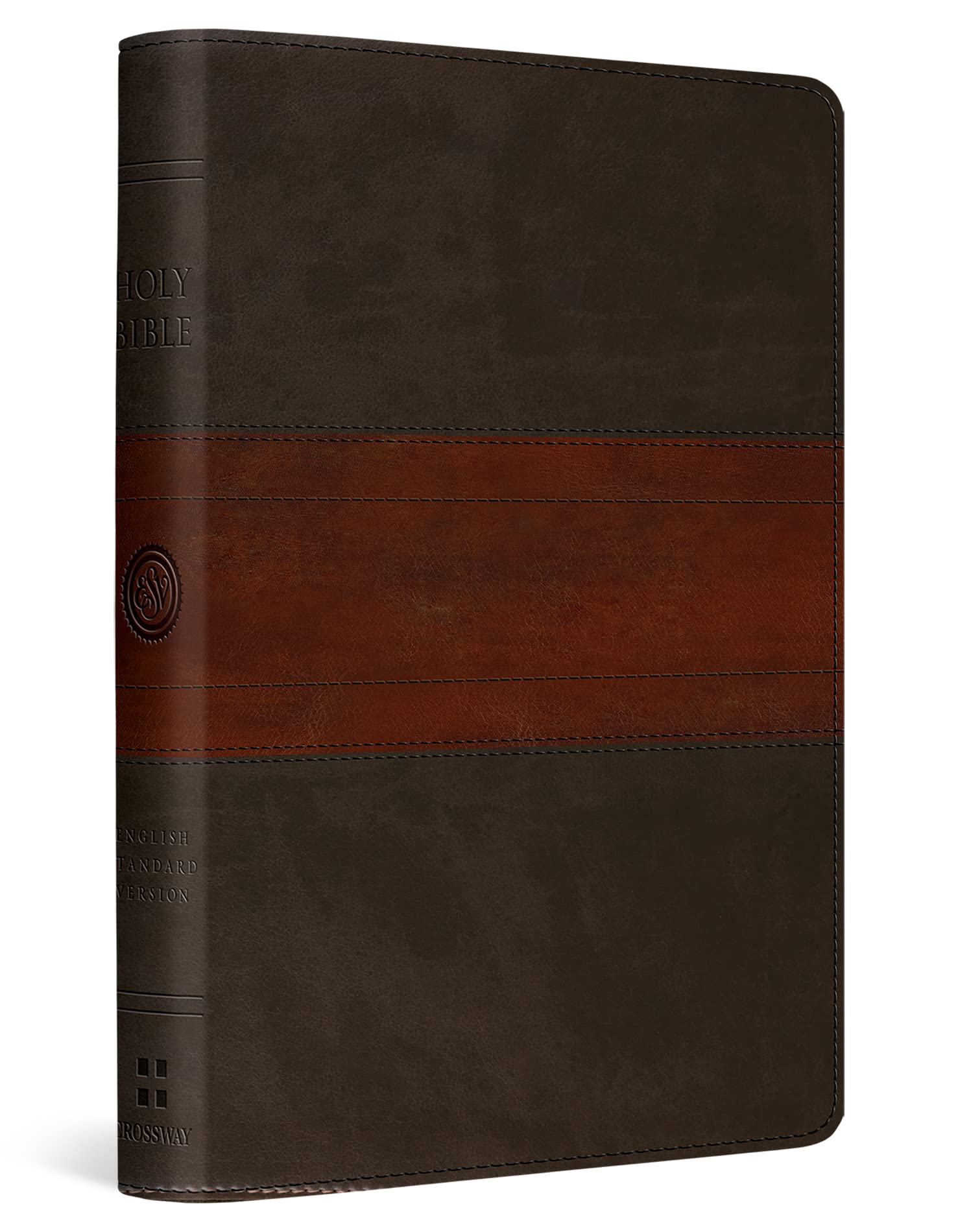 ESV Compact Bible (TruTone, Forest/Tan, Trail Design),Used