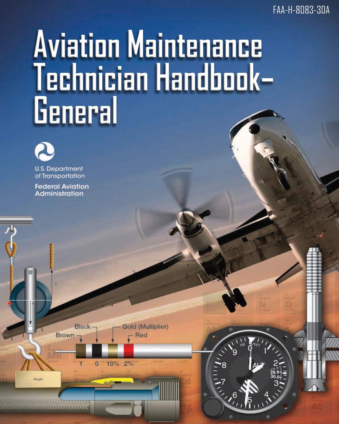 Aviation Maintenance Technician Handbook  General: FAAH808330A (Black & White),Used