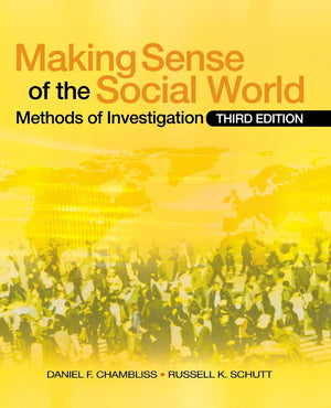 Making Sense of the Social World: Methods of Investigation,Used