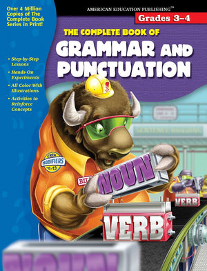 Complete Book of Grammar and Punctuation, Grades 3  4,New