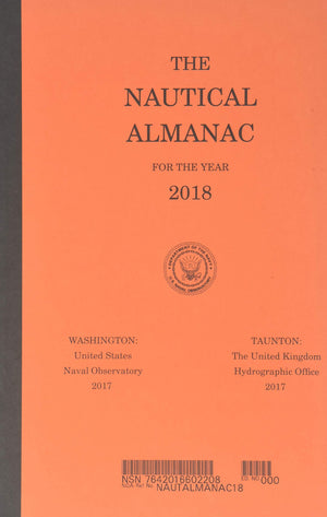 Nautical Almanac for the Year 2018,Used