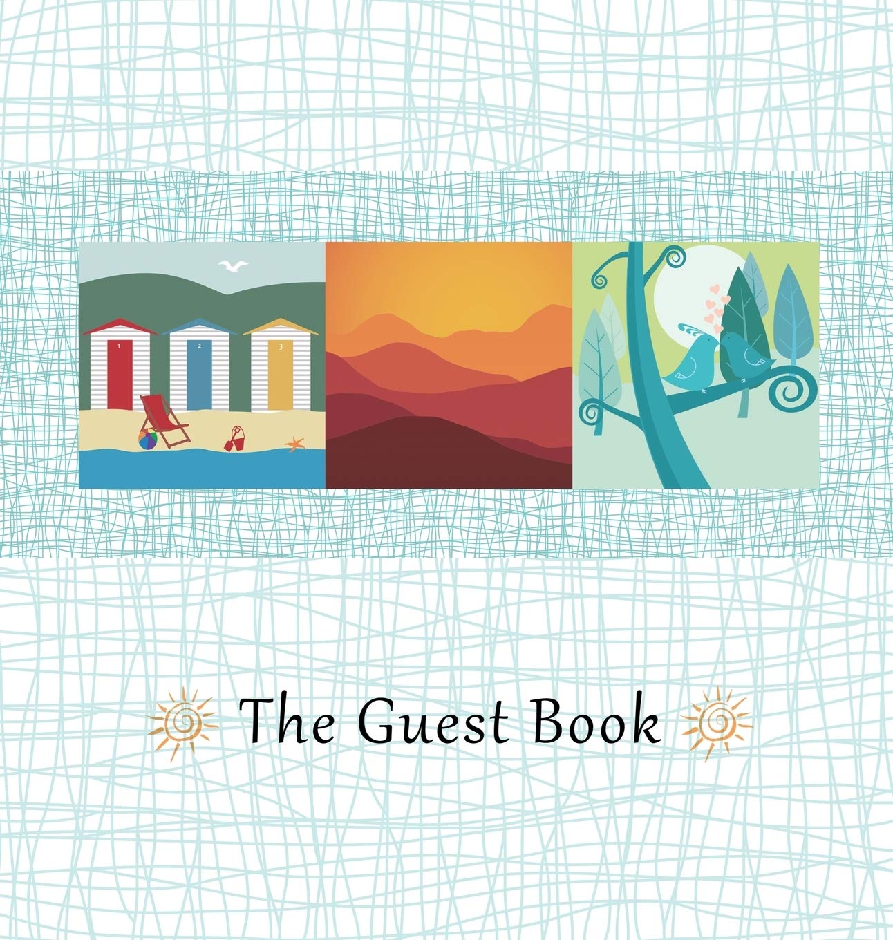 HARDCOVER GUEST BOOK, Comments Book, Visitors Book, Guest comment book, Vacation Home Guest Book, Beach House Guest Book, House ,Used